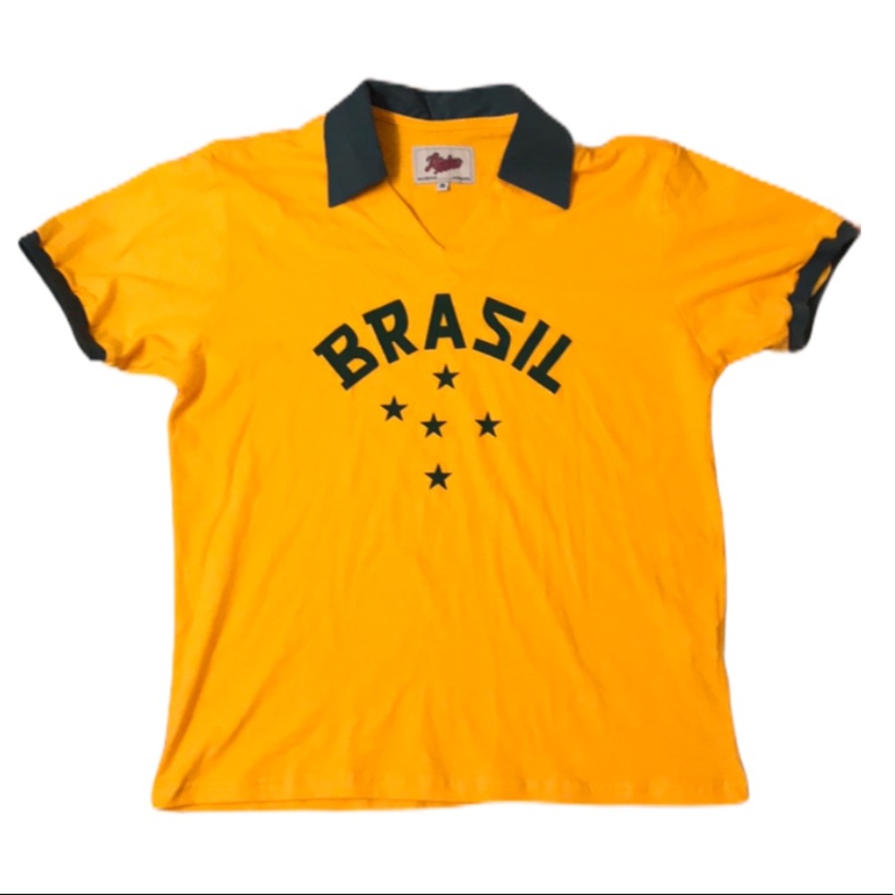 Retro Brasil soccer tshirt